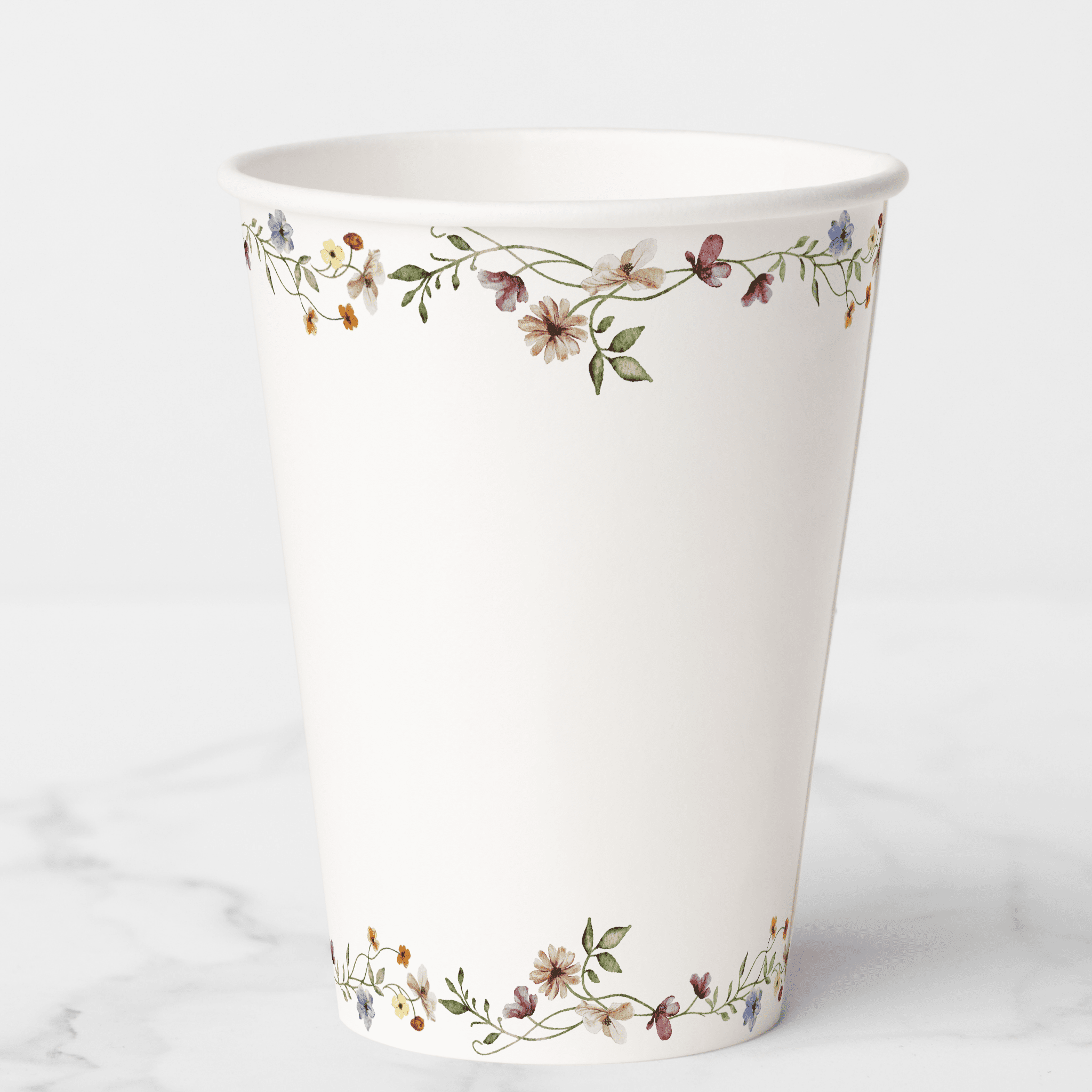 Wildflower Bridal Shower Cups - Love is in Bloom