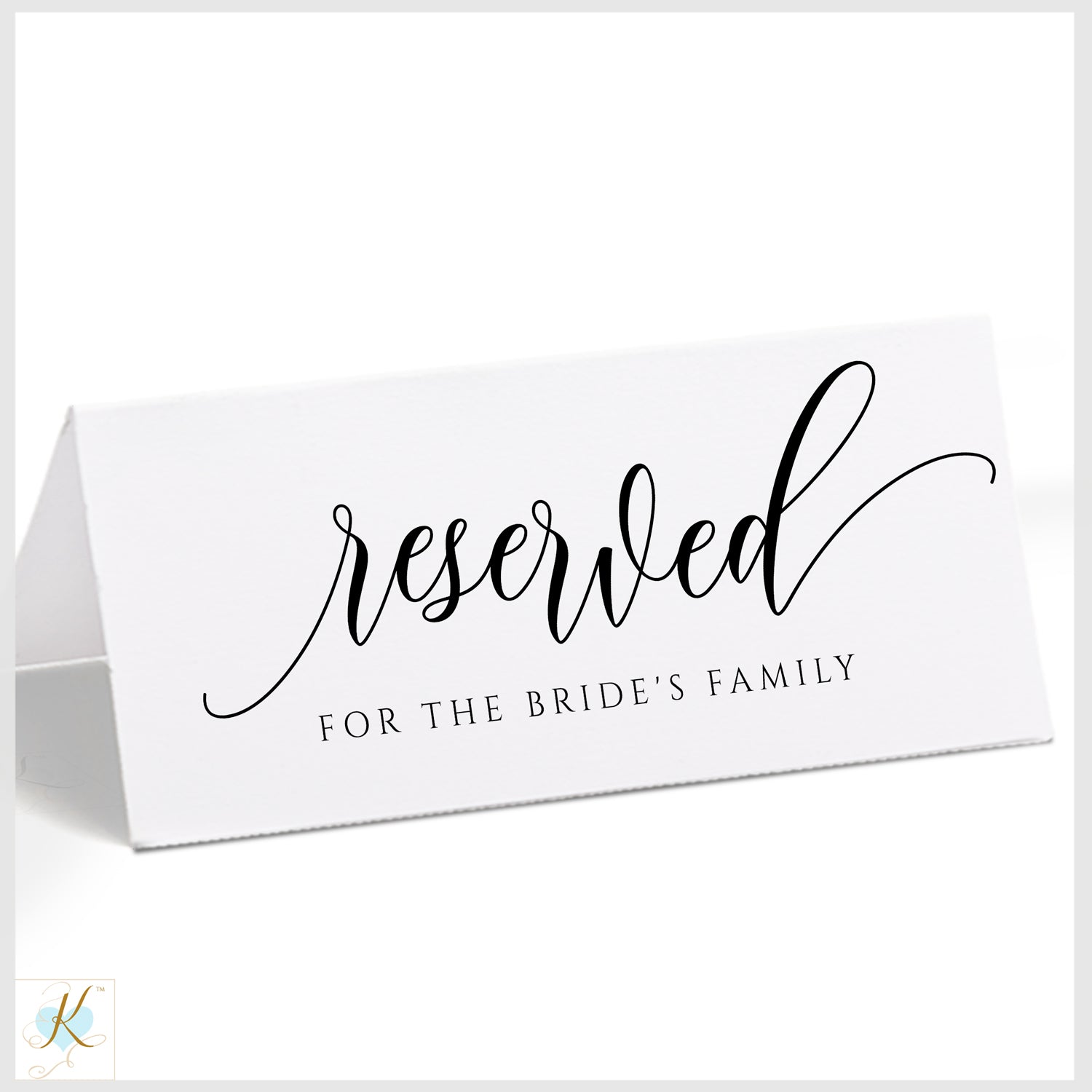 printable reserved sign