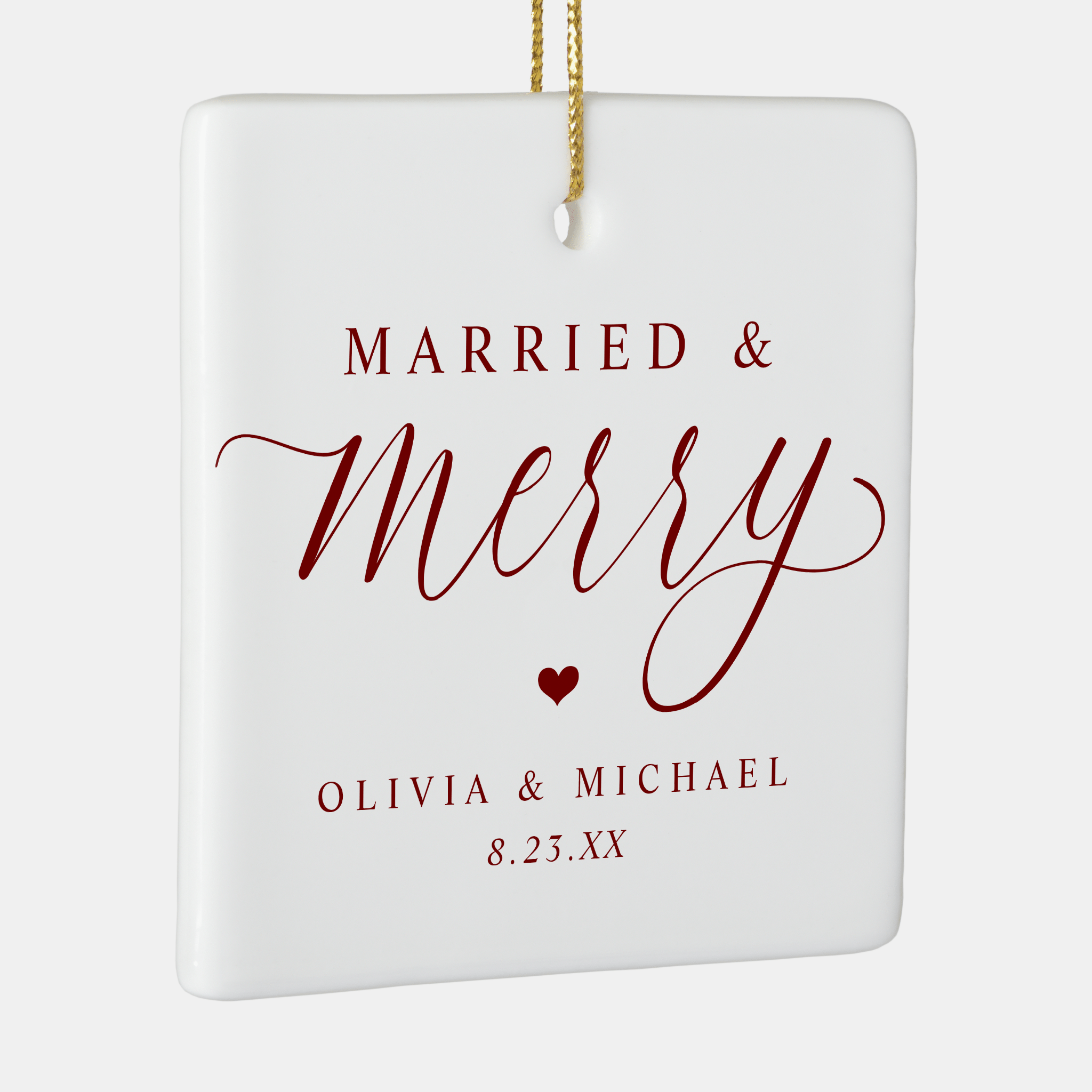 Newlyweds Christmas Gift dea