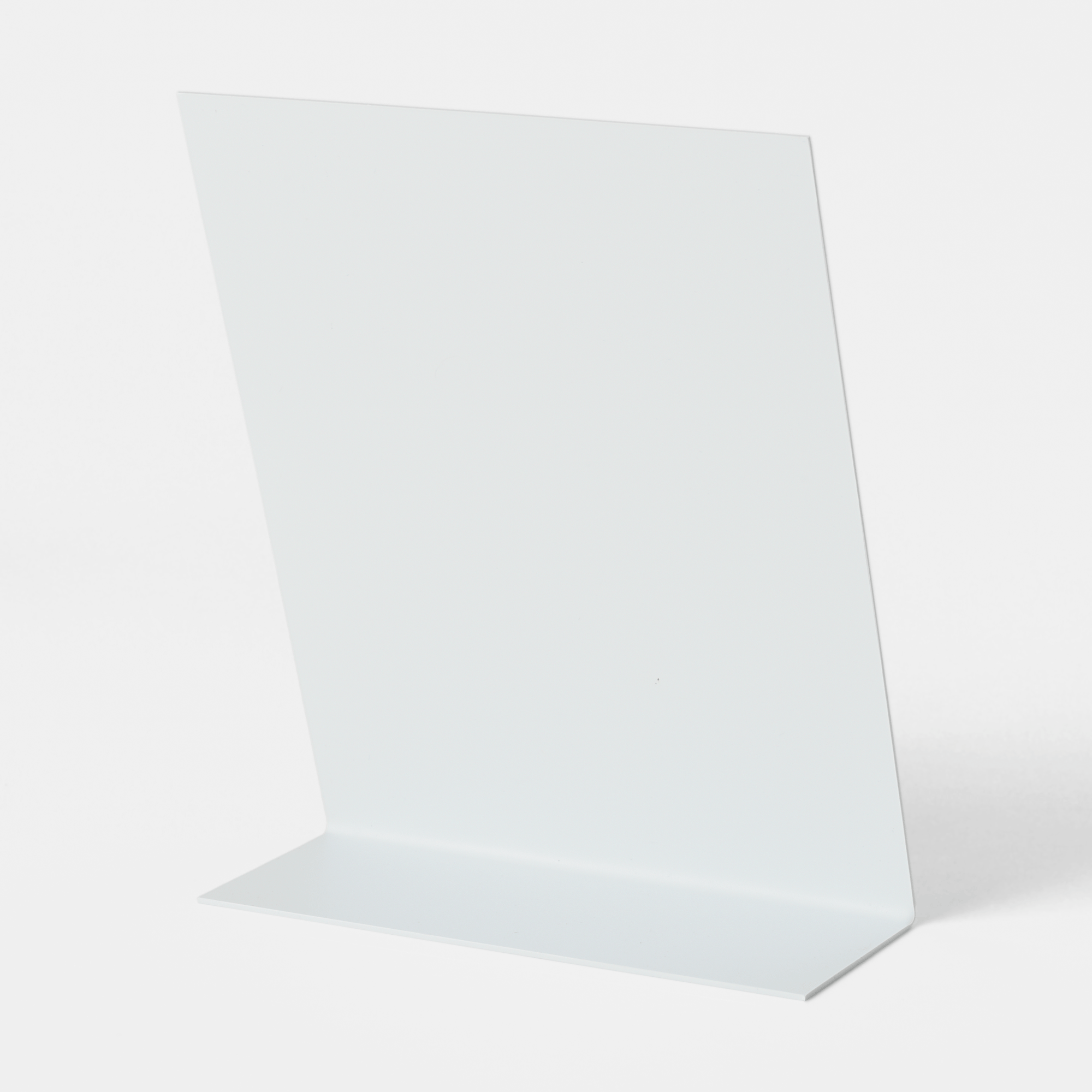 Back of Custom pet wedding bar sign on tabletop display stand