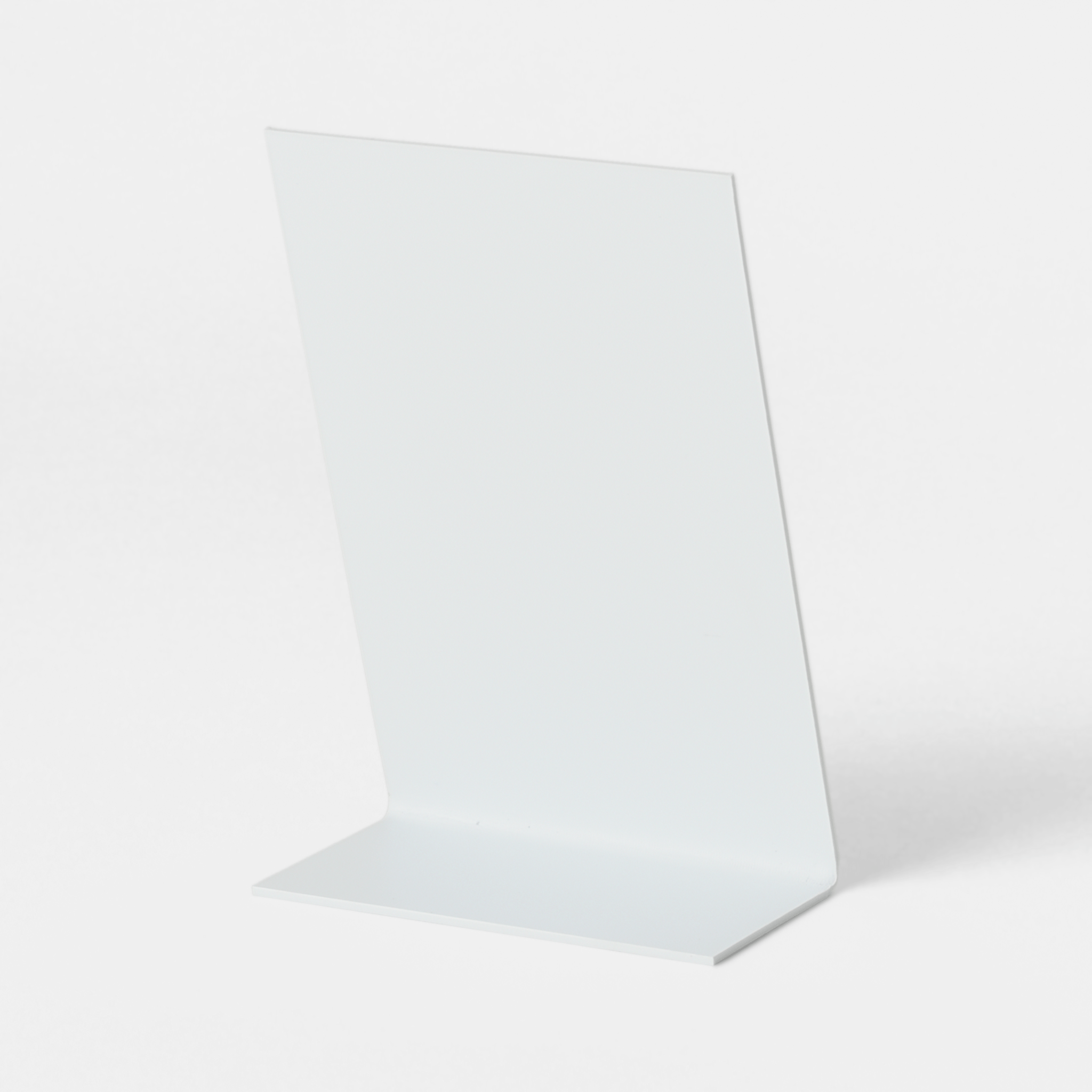 Back of table number sign (self standing sign)