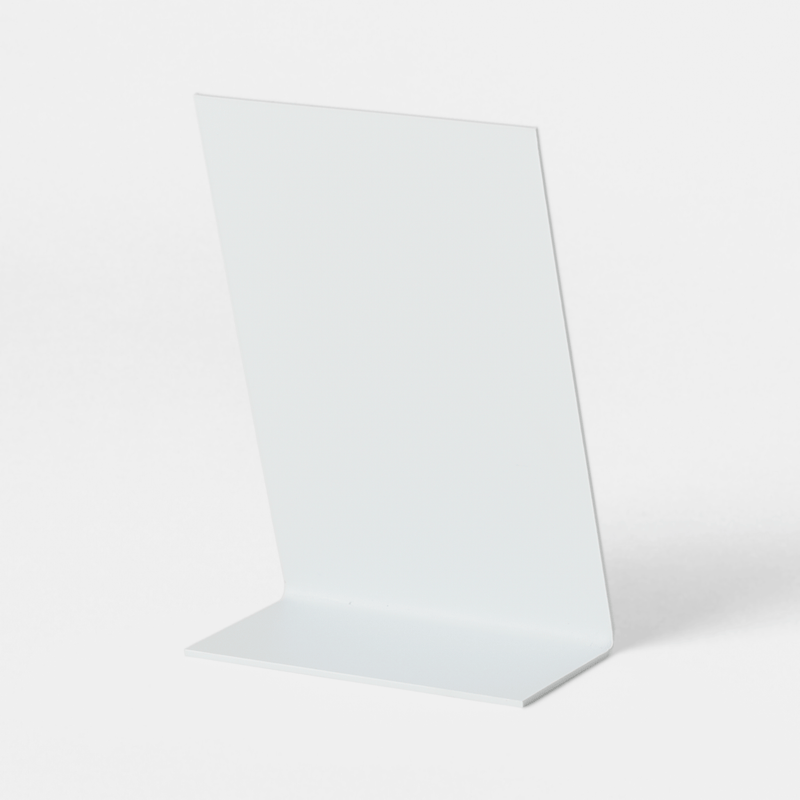 Back of table number sign (self standing sign)