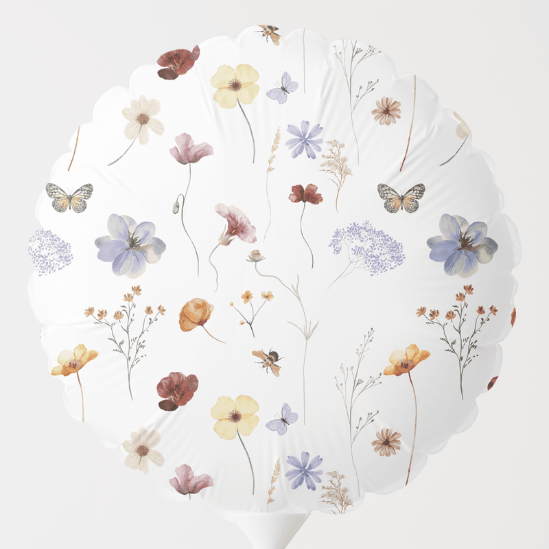 Bridal Shower Balloons – Elegant French Wildflowers Love in Bloom