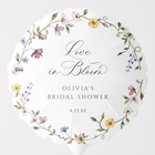 Bridal Shower Balloons – Elegant French Wildflowers Love in Bloom