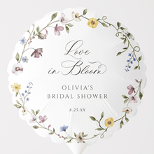 Bridal Shower Balloons – Elegant French Wildflowers Love in Bloom