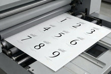 Custom Printing for Table Number Templates