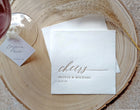 Cheers Wedding Napkins | Personalized Gold Foil Napkins