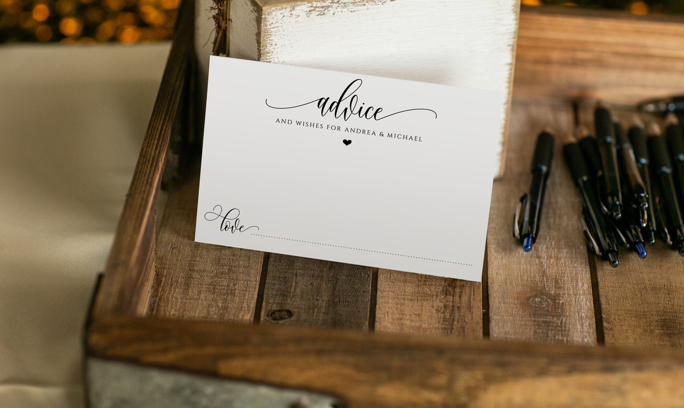 Printable Advice Cards