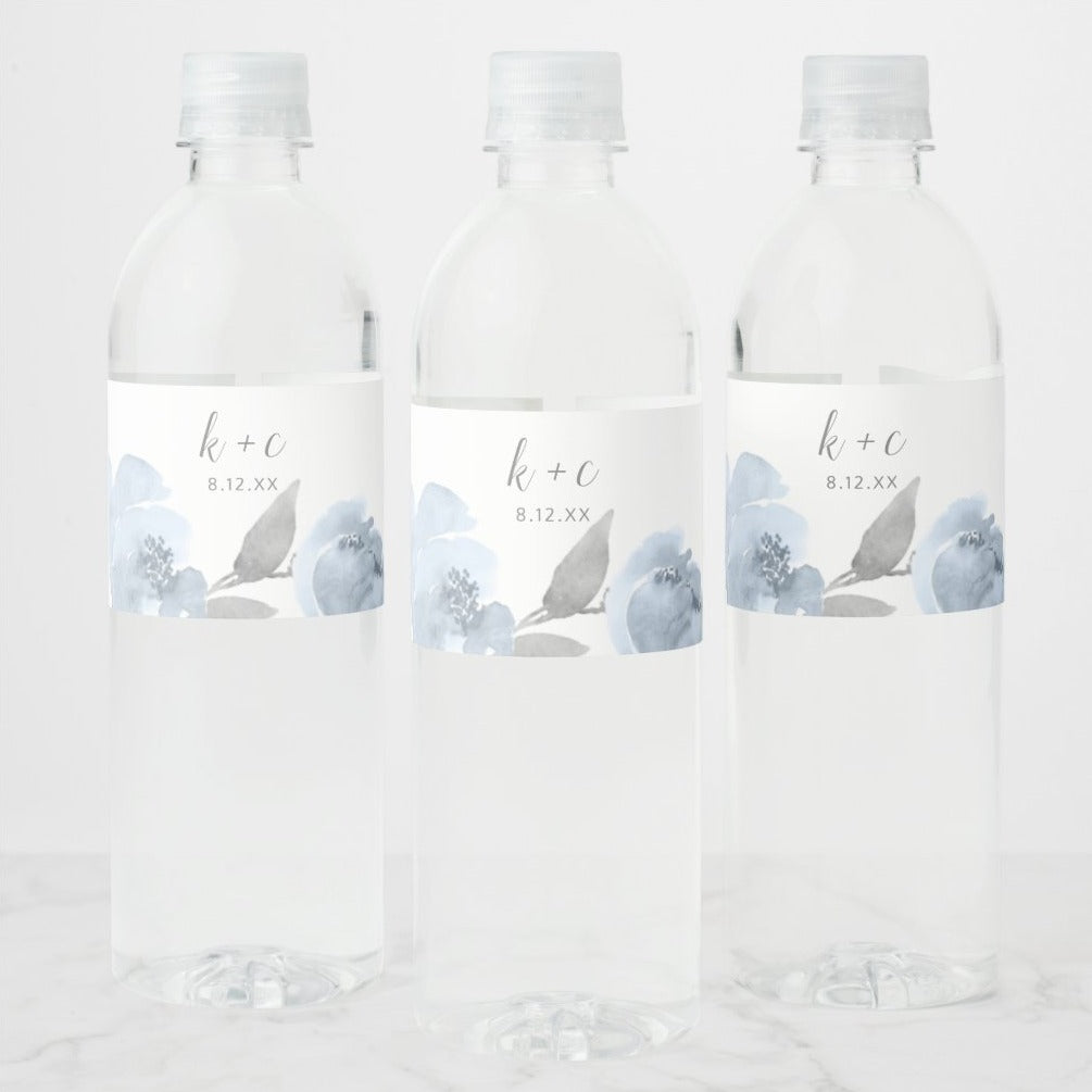 Water Bottle Labels for Weddings