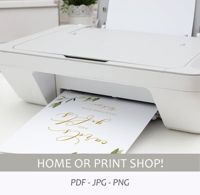 Wedding Sign Template