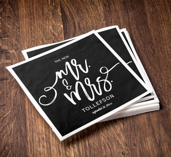 Wedding Cocktail Napkins