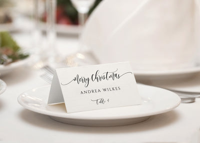 Christmas Party Place Cards