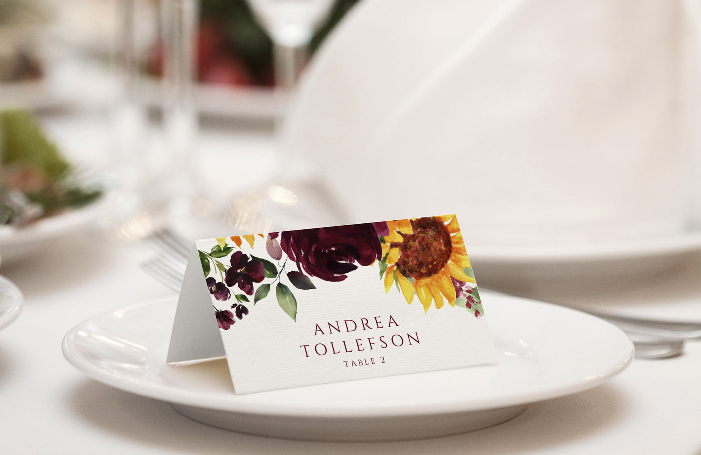 Fall Place Cards