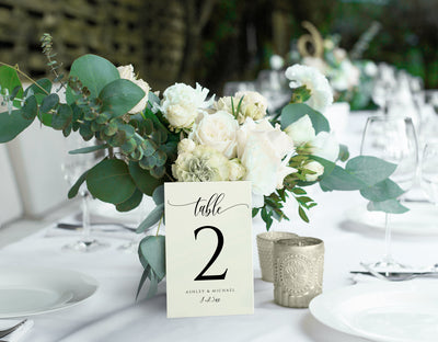 Printable Table Numbers
