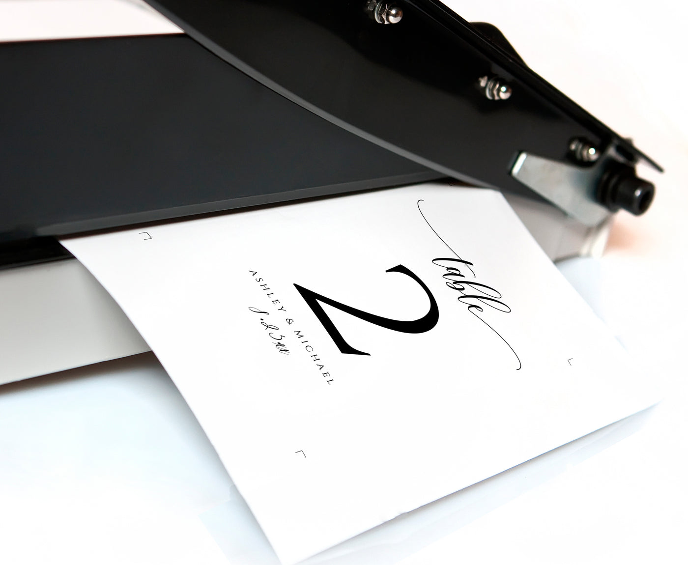 Wedding or Event Table Numbers | Printable Template | 4 x 6 | Editable - Flair Calligraphy Templett