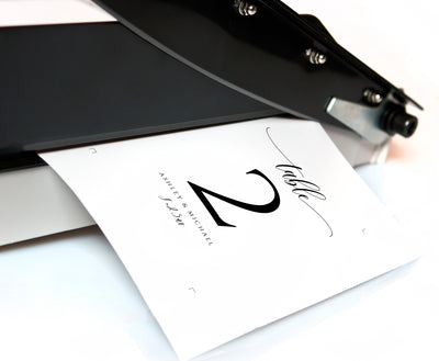 Wedding or Event Table Numbers | Printable Template | 4 x 6 | Editable - Flair Calligraphy Templett