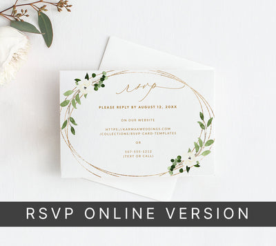 Reply Online RSVP Cards
