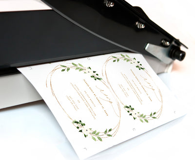 RSVP Online Card Template | Geometric Greenery | Edit in your Browser Templett