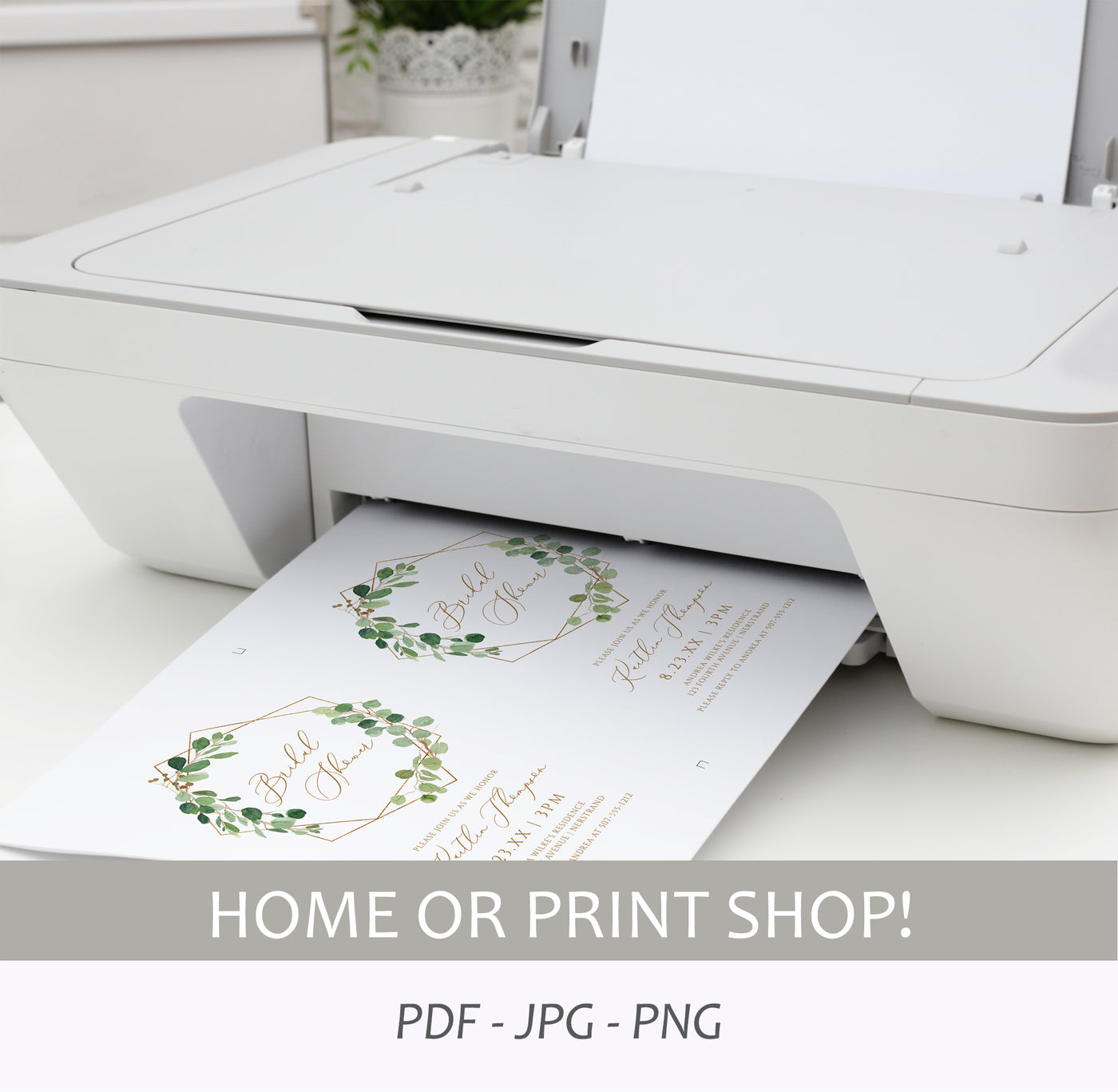 printable bridal shower invitations