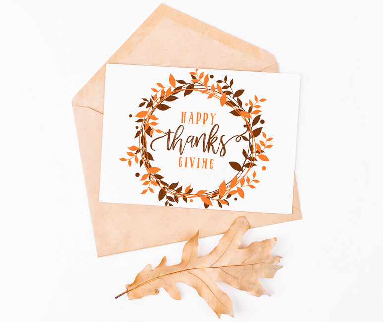Instant Download Printable Thanksgiving Cards