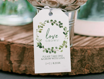 Wedding Favor Tags