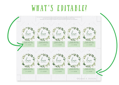 Printable Favor Tags