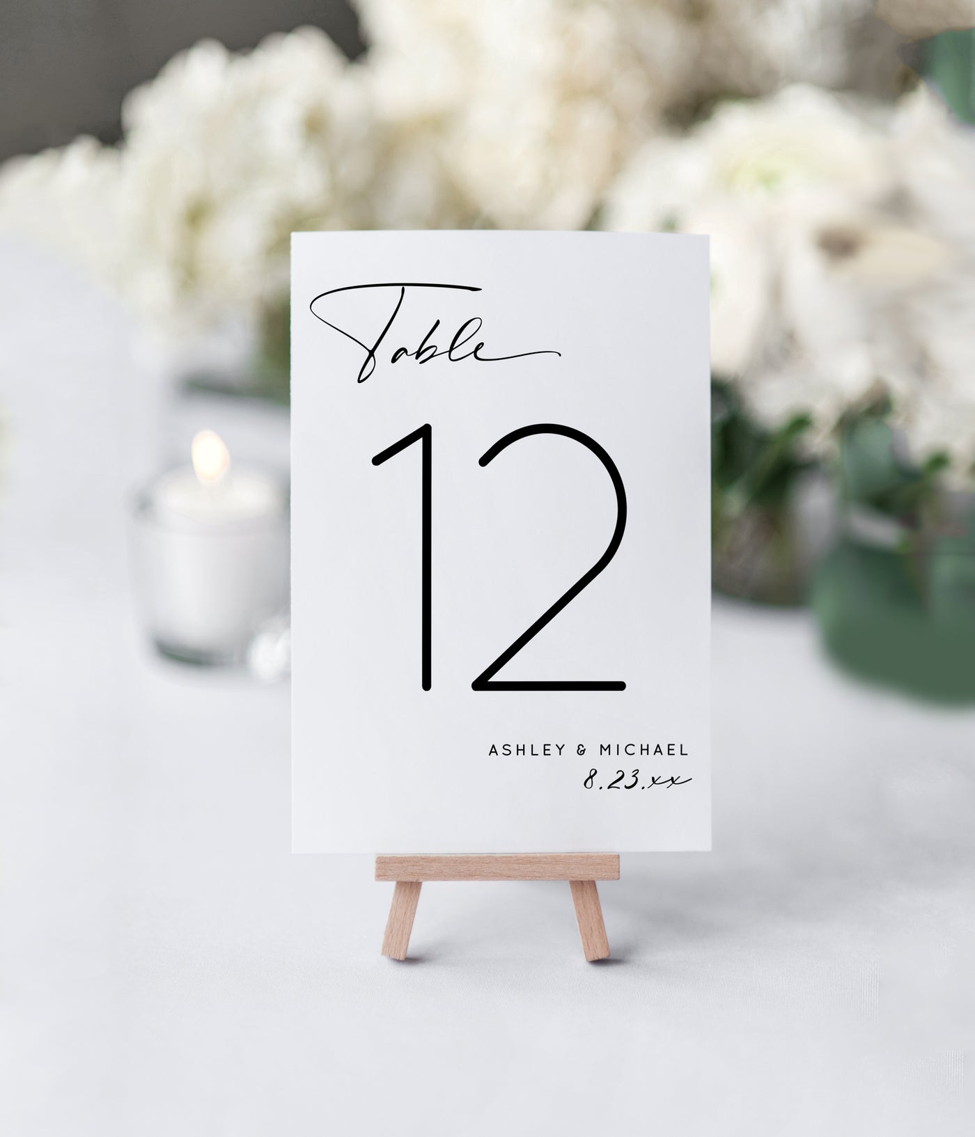 modern industrial wedding table numbers