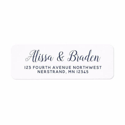 Custom Wedding Address Labels