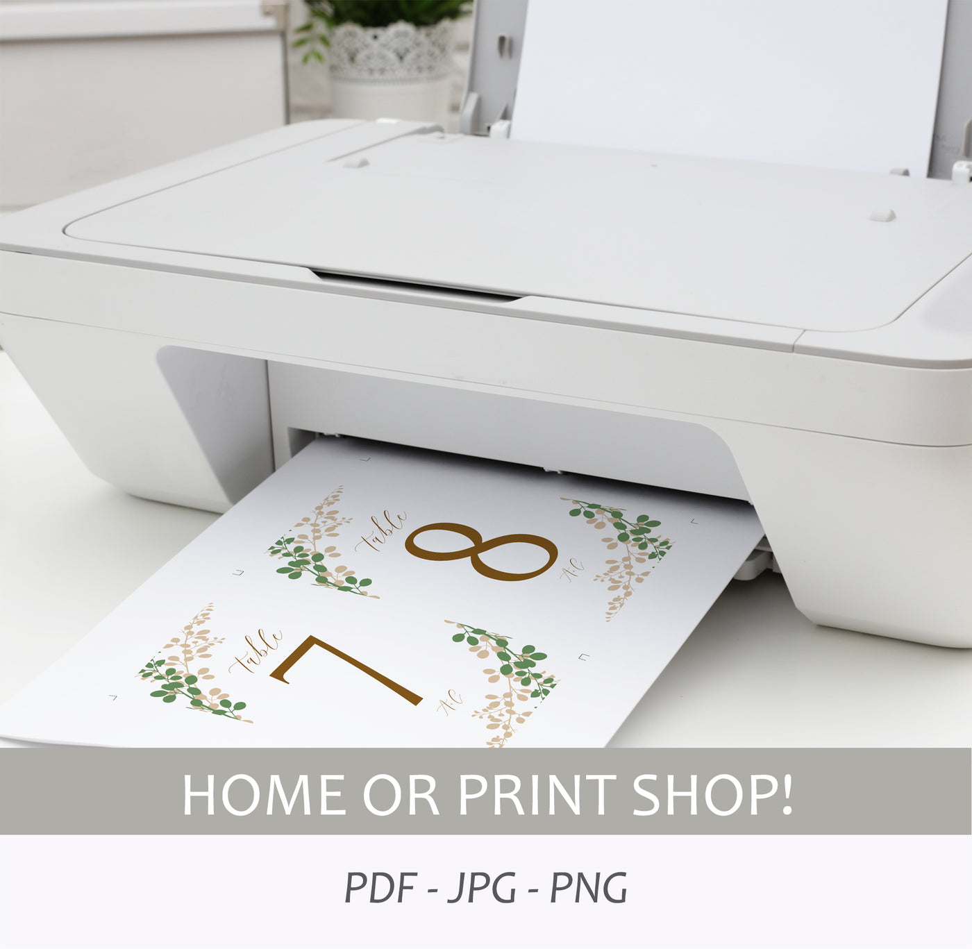 printable table numbers
