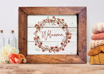 thanksgiving wall art welcome sign