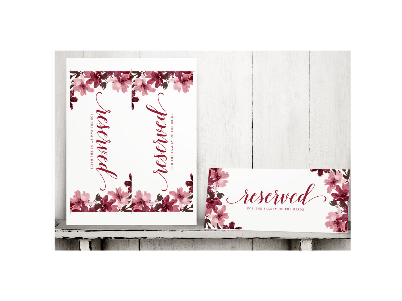 Reserved Cards Template