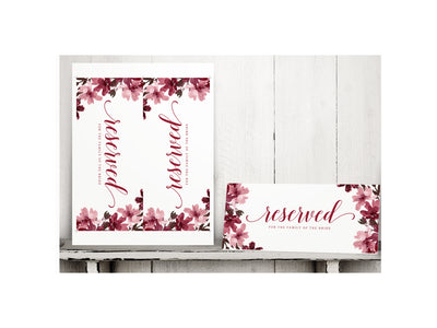 Reserved Cards Template