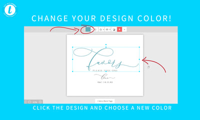 Editable Color Wedding Favors Sign Template | Romantic Elegant | Templett | 5x7 and 8x10