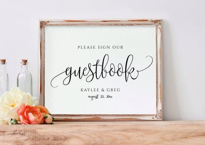 Wedding Guestbook Sign PDF
