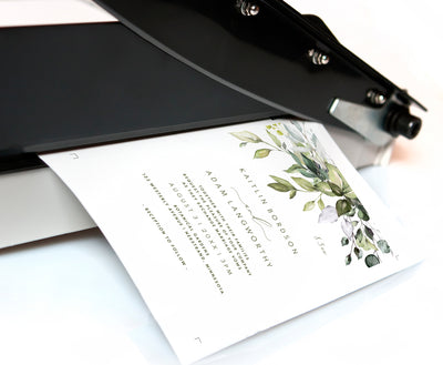 Wedding Invitation Template | 5 x 7 | Botanical Bliss Greenery | Templett