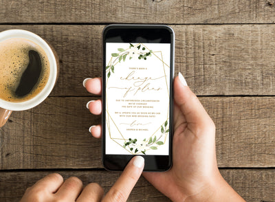 Wedding Postponement Announcement Message
