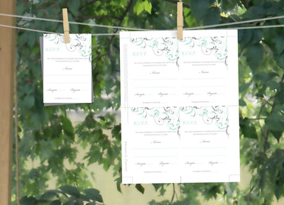 Printable Details Card - Wedding Templates