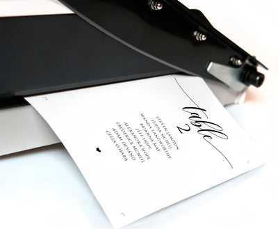 Wedding Seating Chart Cards Template | Editable Color | Flair Calligraphy | Editable Templett - PDF