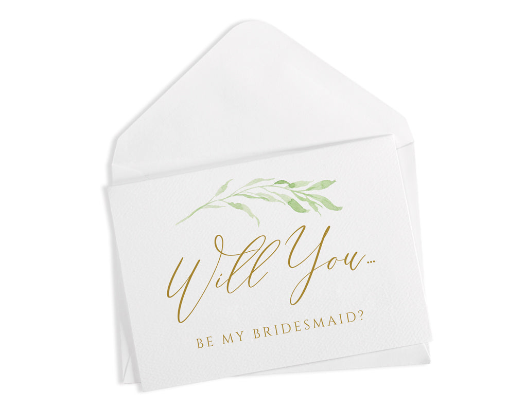 Will you be my bridesmaid card template
