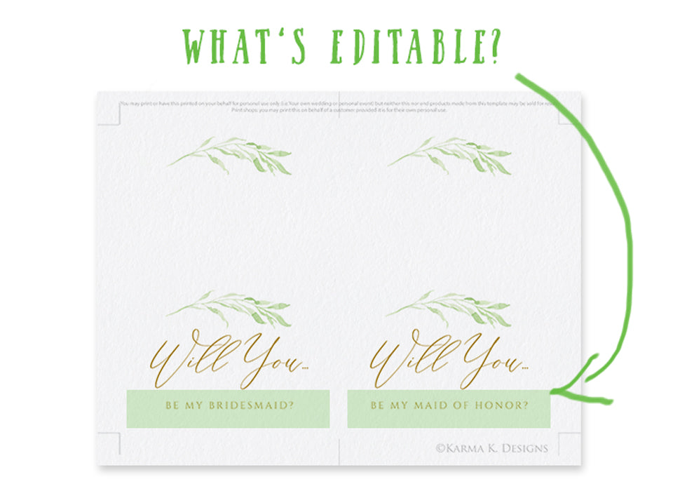 Will you be my maid-of-honor cards