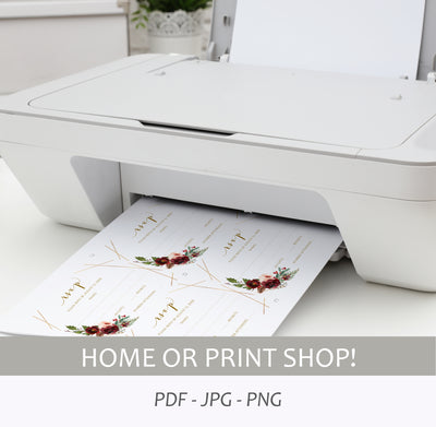 Printable christmas rsvp cards