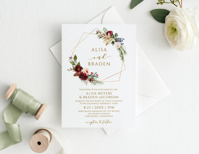 Winter Wedding Invitations